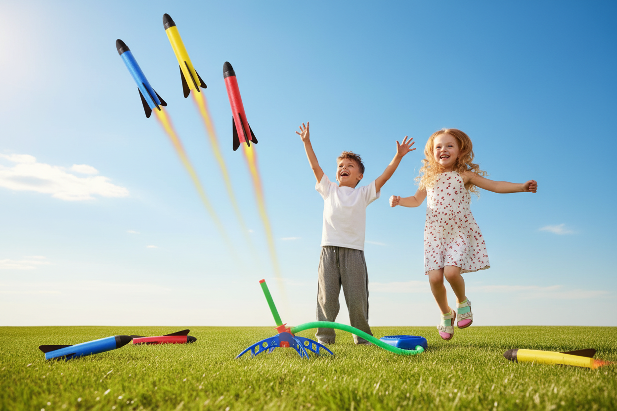 Foam Rocket Launcher Creative Image